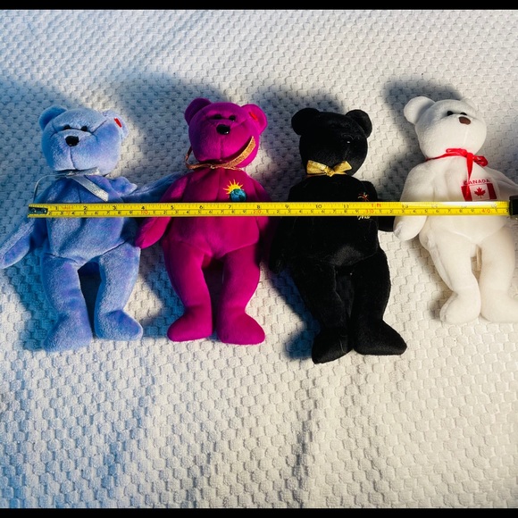 4 TY Toys Clubby,Millenium,The End, Maple No Tags. - Picture 10 of 12
